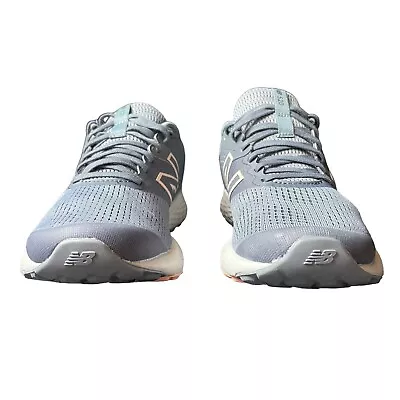 New Balance 520v7  Womens Size 8.5 Running Shoes W520LP7 Gray/Peach • $44.99