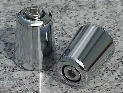 $9.95 • Buy Kawasaki Ninja 250 300 500 ZX6 ZX6R ZX7 ZX9 ZX10 ZX10R ZX12 ZX14 CHROME BAR ENDS