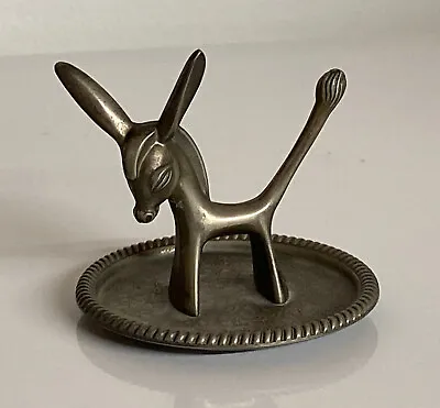 £10.99 • Buy Vintage 1960s Mid Century Seba Silver Plated Donkey Ring Holder