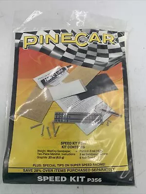 Speed Kit Pinecar Derby Car Model Speed Accessory 356 Axles Sandpaper Weights • $6.99