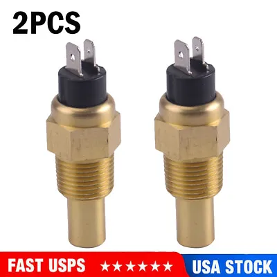 3/8  NPT Sensor Water Temp Sender Temperature Sender For VDO Water Temp Gauge 2x • $21.49