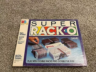 Super Racko Play With Double Racks Card Game By Milton Bradley 100% Complete • $40