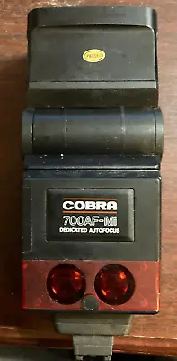 VINTAGE COBRA DEDICATED AUTOFOCUS FLASH GUN FOR MINOLTA DYNAX MODEL: 700AF-Mi • £8.99