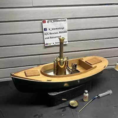 Working 24” Midwest Steam Launch Boat Ship W/motor RC R/C Single Cylinder Engine • $315