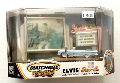 Matchbox Collectibles Elvis Drive-in  Blue Hawaii 1961 Blue Dodge Dart Mip • $14.95
