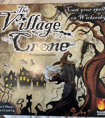 The Village Of Crone Board Game Fireside Witch Spells Complete • $10.99