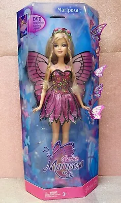 BARBIE Mariposa Doll M3456 2007 Butterfly Fairy Wings • $131.02