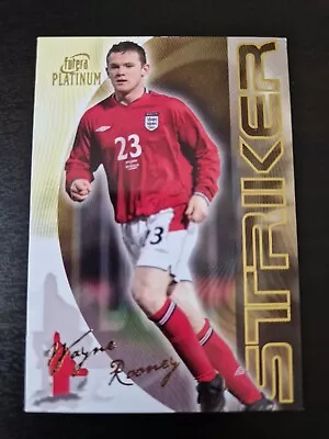 Wayne Rooney 2003 Futera Platinum Soccer Rookie Card Football • £12.50