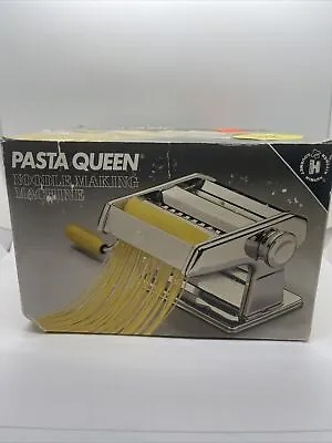 Vintage Pasta Queen Noodle Making Machine #15-4150 Made In Italy 1986 + Box • $24.99