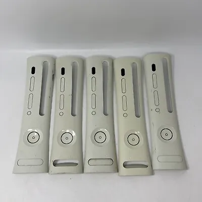 Lot Of 5 Replacement Faceplates For White Xbox 360 “Fat” Console - Microsoft OEM • $34.99