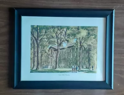 H Gasser Print From The 1964 Tricentennial Series: Nassau Hall Princeton • $30