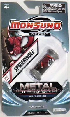 Monsuno Die Cast Metal Ultra Spin Core SPIDERWOLF Wave 2 • $4.99