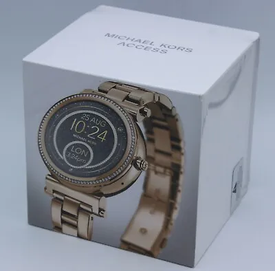 Authentic Michael Kors Sofie Gold Access Smartwatch Touch Screen Mkt5021 Watch • $229.99