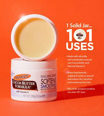 Palmer's Cocoa Butter Formula Softens Rough Dry Skin- Solid Complex (All Sizes) • £8.49