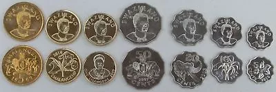 $16.31 • Buy Swaziland/Swaziland Kms Coin Set 1999-2010 Uncirculated