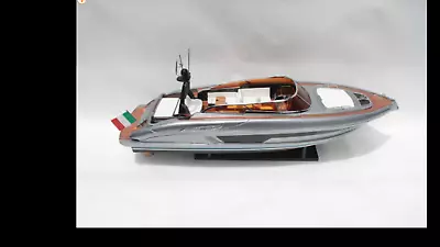 Model Boat Riva Rivale 56 Italian Super Yacht Speedboat 3 Ft/ Custom Hand Made • $800