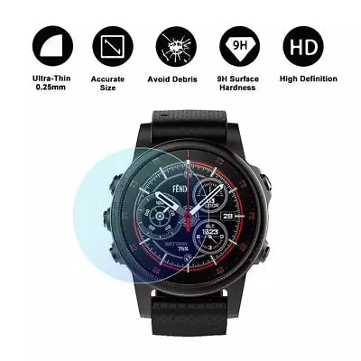 HD Tempered Glass Screen Protectors For Garmin Fenix 5 5X 5S Protective Film • $5.06