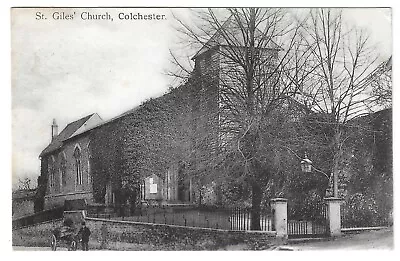 ESSEX - ST GILES' CHURCH COLCHESTER 1908 HGRC Postcard • £2.50