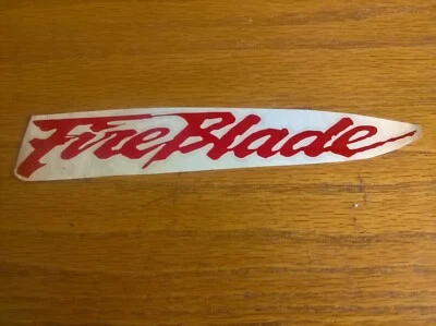 £3.99 • Buy Unused Window Sticker: Fireblade (Honda Bike)