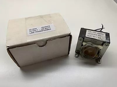 70 Volt 100 Watt Line Transformer 32-1034 NOS • $28.95