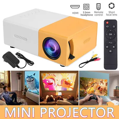 Mini Projector HDMI HD LED 1080P Home Cinema Portable Pocket Projector Party AU • $34.99