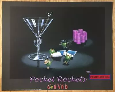 Michael Godard Pocket Rockets Poster 24 X 30 • $18.85