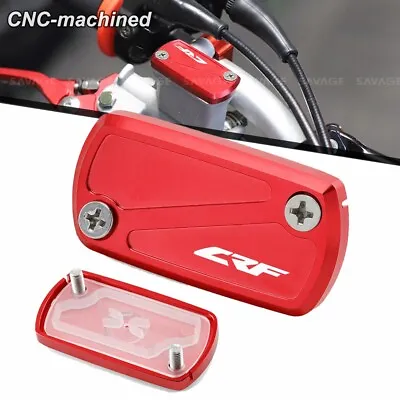 Red Front Brake Fluid Reservoir Cover For HONDA CRF150F/230F/250F 250R 450R/RL/X • $13.88