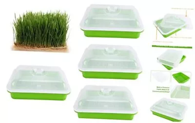  4 Packs Seed Sprouting Tray With LidBPA-Free Seed Sprouter Tray Seed  • $31.75