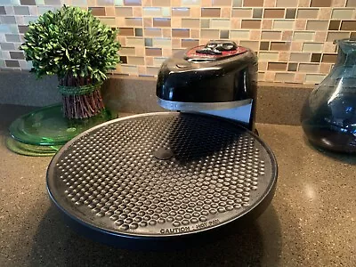 Presto Pizzazz Plus Rotating Pizza Oven Black (3430) Tested Works Good Condition • $32