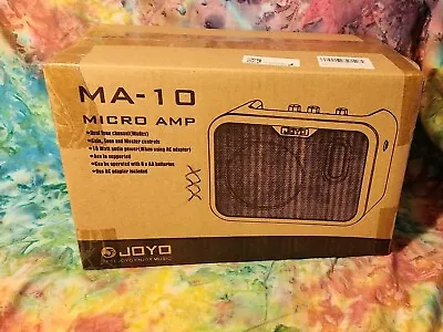 JOYO MA-10 Portable Micro Guitar Amp 10W New In Box W/ AC Adapter Dual Channel • $39.95