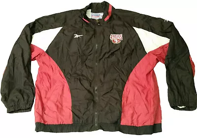 San Francisco 49ers Full-zip Reebok Windbreaker Jacket Men Sz 2XL NFL VTG 90s SF • $49.99