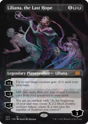 Liliana The Last Hope - Borderless Double Masters 2022 MTG Magic - Kid Icarus • $5.50