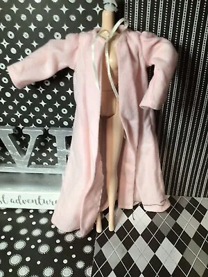 Barbie Doll Clone Vintage Pajamas Penoir Bath Robe Open Front Tie Ooak Vintage • $15.81