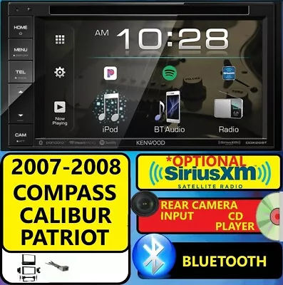 07 08 Compass Caliber Patriot Bluetooth Usb Cd/dvd Car Radio W/ Opt. Siriusxm • $616.71