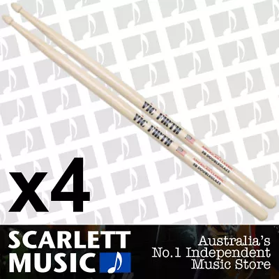 $84.75 • Buy 4x Vic Firth American Classic 5BDG Double Glaze Drumsticks ( 5B-DG Drum Sticks )