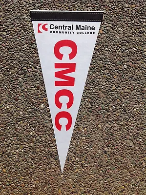 CENTRAL MAINE COMMUNITY COLLEGE  Pennant The Mustangs Of Auburn Maine • $24.95
