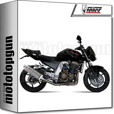 Exhaust Stainless Steel Oval Mivv Kawasaki Z 750 Z750 04/06 • $284