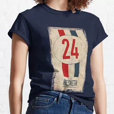 Hesketh Racing Iconic James Hunt Number Classic T-Shirt • $6.99