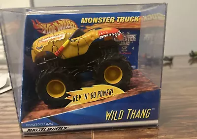 Hot Wheels Monster Truck / Mattel Wheels Wild Thing - Rev N Go Power New 2000 • $22