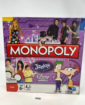 Disney Channel Monopoly Junior Board Game Complete Discontinued Hasbro Phineas • $24.99