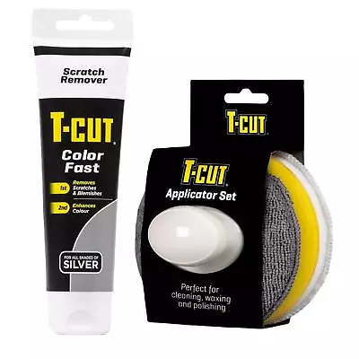 T-Cut Scratch Remover Color Fast Paint Restorer - Silver - 150g + Applicator • £14.99