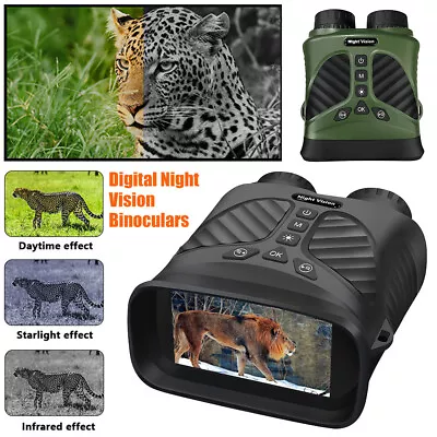 HD Night Vision Infrared Hunting Binoculars Scope IR Camera Digital 8x Zoom UK • £49.99