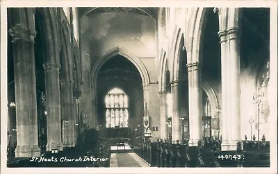 £6.14 • Buy Real Photo; St Neots; Church Interior;
