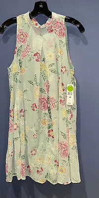 4P Womens Dress Vintage Tea Party 1980’s Robbie Bee Mint Pink Sheer Floral • $125