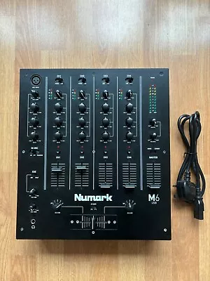 Numark M6 USB 4-Channel DJ Mixer - Black - Fully Working  • £135