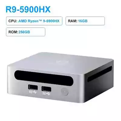 GenMachine Mini PC Ryzen 9 5900HX Windows 10/11 DDR4 3.2GHz Up To 4.6GHz WIFI6 • $679.91