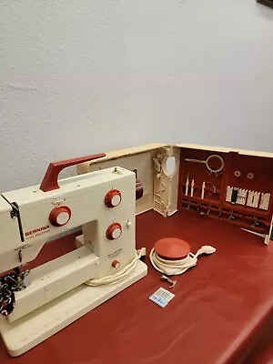 Vintage Bernina Sewing Machine Nova 900 Case Bobbins Presser Feet. Tested • $499.99