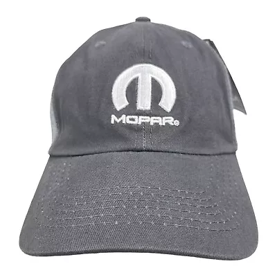 Mopar | NWT | Gray Mesh Back Hat Adjustable Strapback Cap 100% Cotton • $24.99