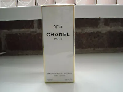 Chanel No 5 Emulsion Pour Le Corps. 200ml. 6.8 Fl.oz. Sealed. Mint Condition.  • £150