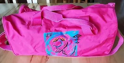 Vintage Bright Pink Umbro Soccer Football Duffel Training Gym Travel Bag Retro • $29.75